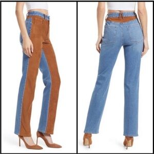 Good American icon mixed media jeans